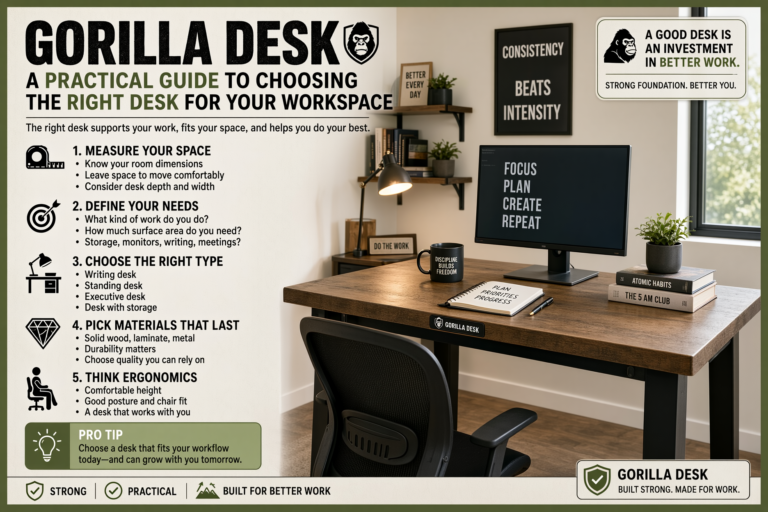 Gorilla Desk: A Practical Guide to Choosing the Right Desk for Your Workspace