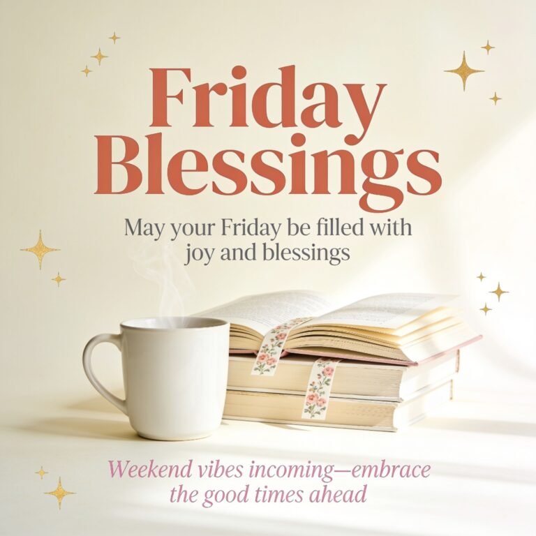 Friday Blessings Images: Beautiful Messages, Quotes, and Ideas to Share