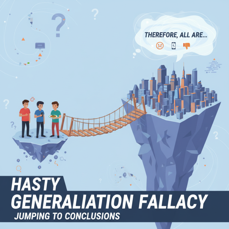 hasty generalization fallacy