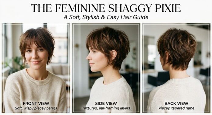 feminine shaggy pixie cut feminine shaggy pixie cut