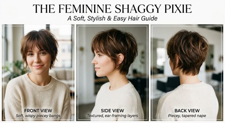 Feminine Shaggy Pixie Cut: A Soft, Stylish, and Easy Hair Guide