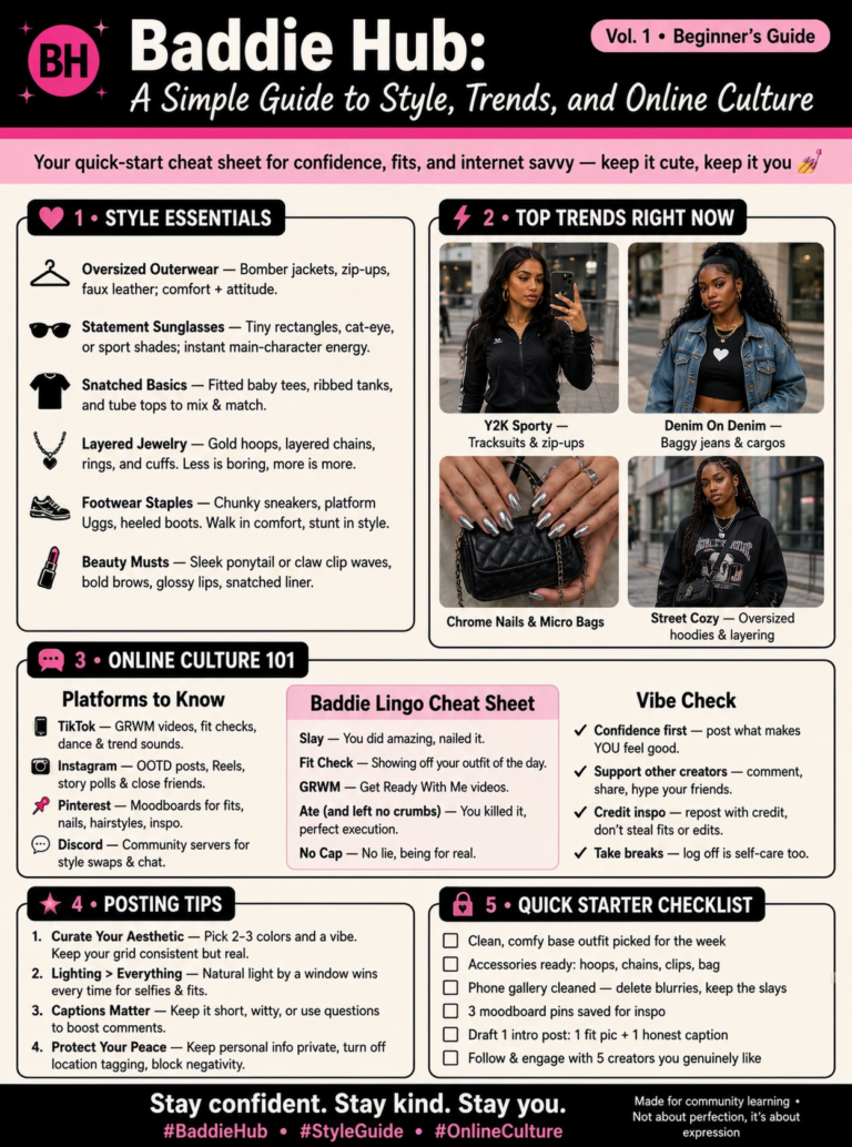 Baddie Hub: A Simple Guide to Style, Trends, and Online Culture