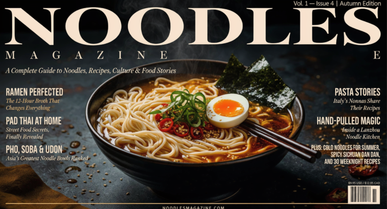 Noodles Magazine: A Complete Guide to Noodles, Recipes, Culture, and Food Stories