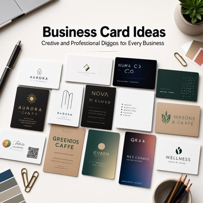 Business Card Ideas: Creative and Professional Designs for Every Business