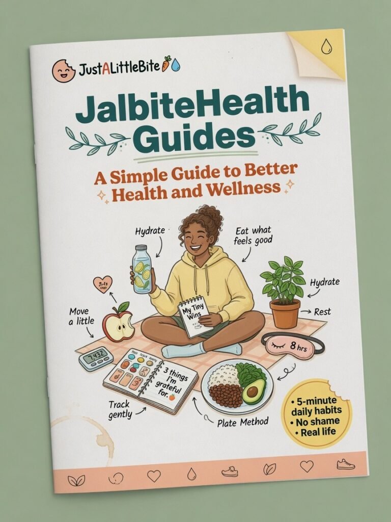By JustALittleBite JalbiteHealth Guides: A Simple Guide to Better Health and Wellness